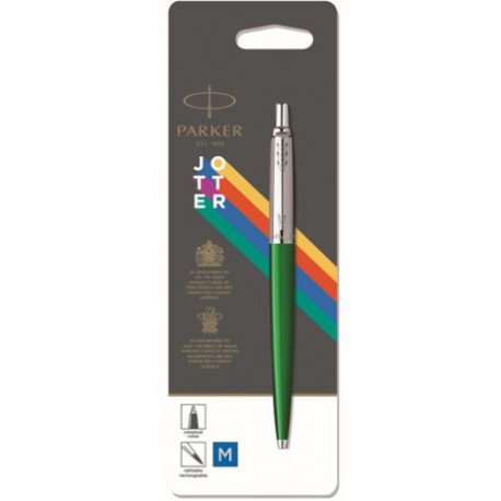 

Ручка шариковая Parker JOTTER 17 Plastic Green CT BP блистер 15 236