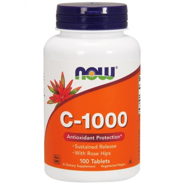 

Витамины Now Foods Vitamin C-1000 Нау Фудс Витамин С-1000 100 таблеток