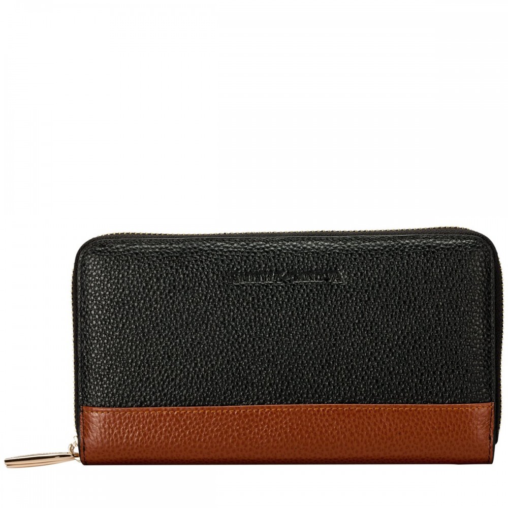 

Кошелек женский Smith & Canova 26800 Althorp (Black-Tan) Smith & Canova черный/рыжий