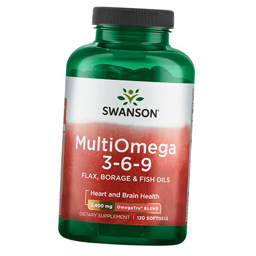 

Multi Omega 3-6-9 Swanson 120гелкапс (67280005)