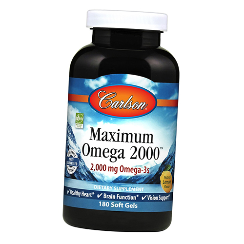 

Maximum Omega 2000 Carlson Labs 180гелкапс Лимон (67353013)