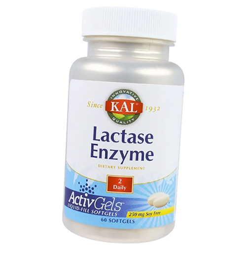 

Ферменты Лактазы, Lactase Enzyme, KAL 60гелкапс (69424001)