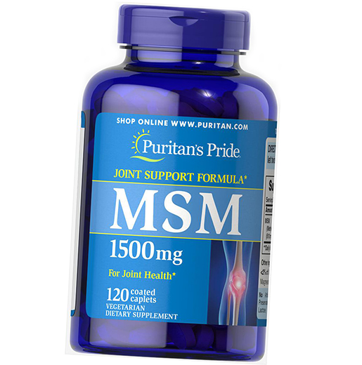 

МСМ, Метилсульфонилметан, MSM 1500, Puritan's Pride 120каплет (03367003)