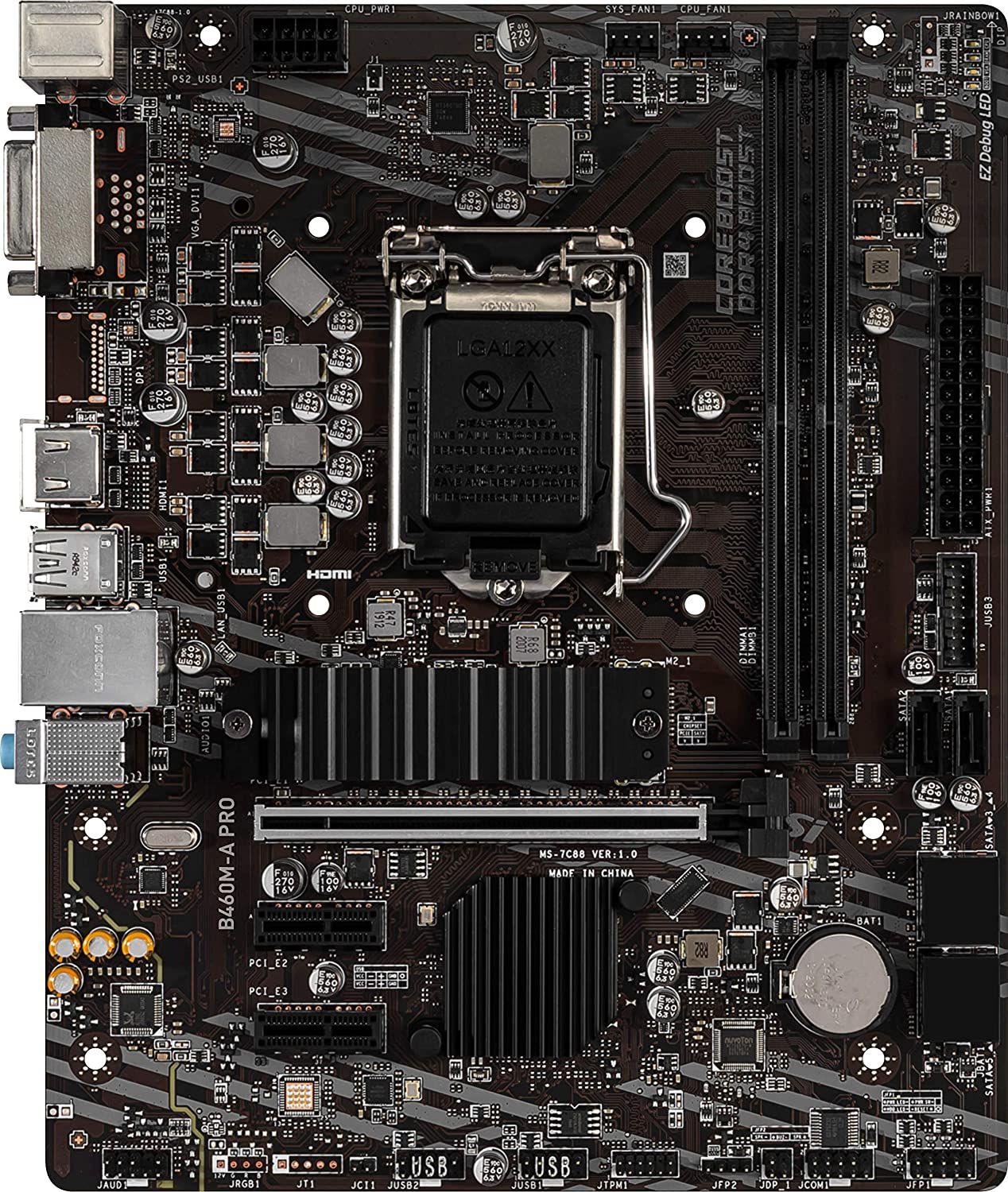 

Материнская плата MSI B460M-A PRO