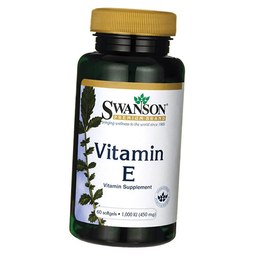 

Витамин Е, Альфа-Токоферол, Vitamin E 1000, Swanson 60гелкапс (36280026)