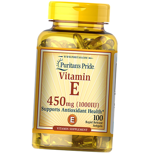 

Витамин Е, Альфа-Токоферол, Vitamin E-1000, Puritan's Pride 100гелкапс (36367086)