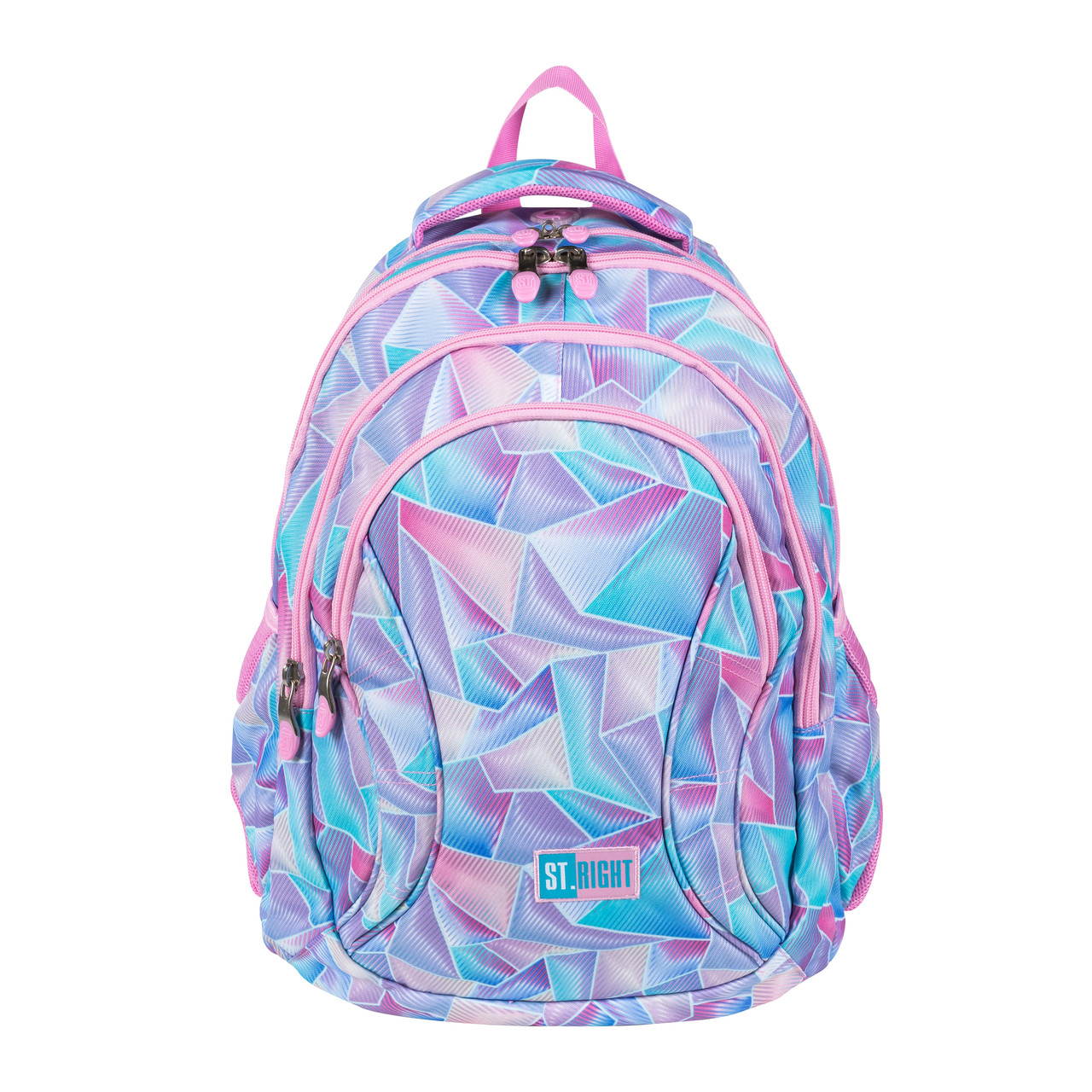

Рюкзак ST.RIGHT BP2 HOLO 43x32x21 см 24 л розовый с голубым