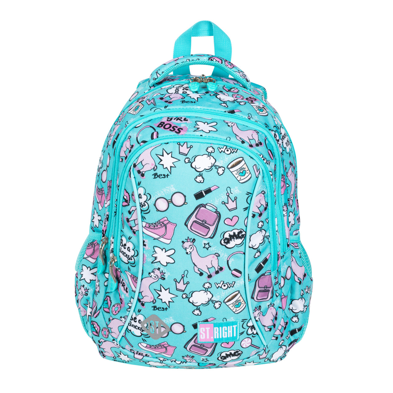 

Рюкзак ST.RIGHT BP26 PASTEL LAMAS 39x27x17 20 л бирюзовый