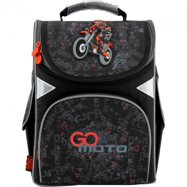 

Рюкзак школьный каркасный GoPack Education для мальчиков 900 г 34x26x13 11 л Go Moto (GO20-5001S-11)