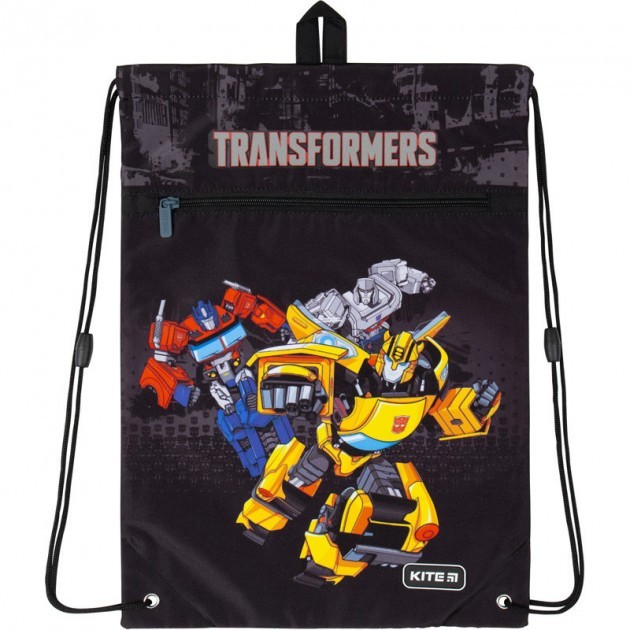 

Сумка для обуви с карманом Kite Education Transformers 46х33 см Черная (TF20-601M-2)