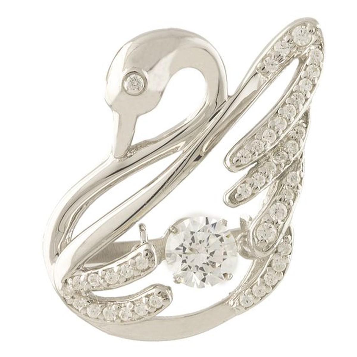 

Серебряная подвеска SilverBreeze с фианитами