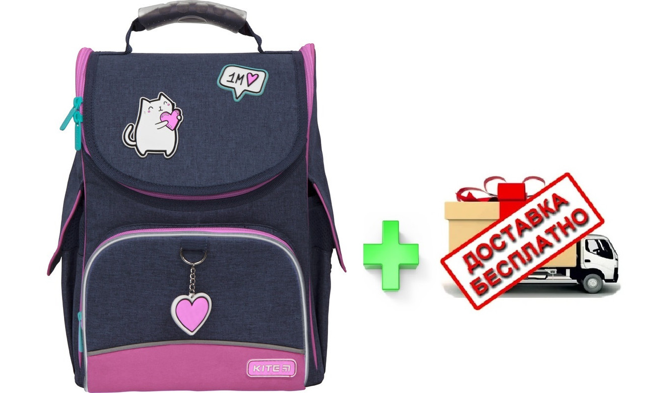 

Рюкзак школьный каркасный Kite КІТЕ Education Insta-cat K21-501S-5 LED