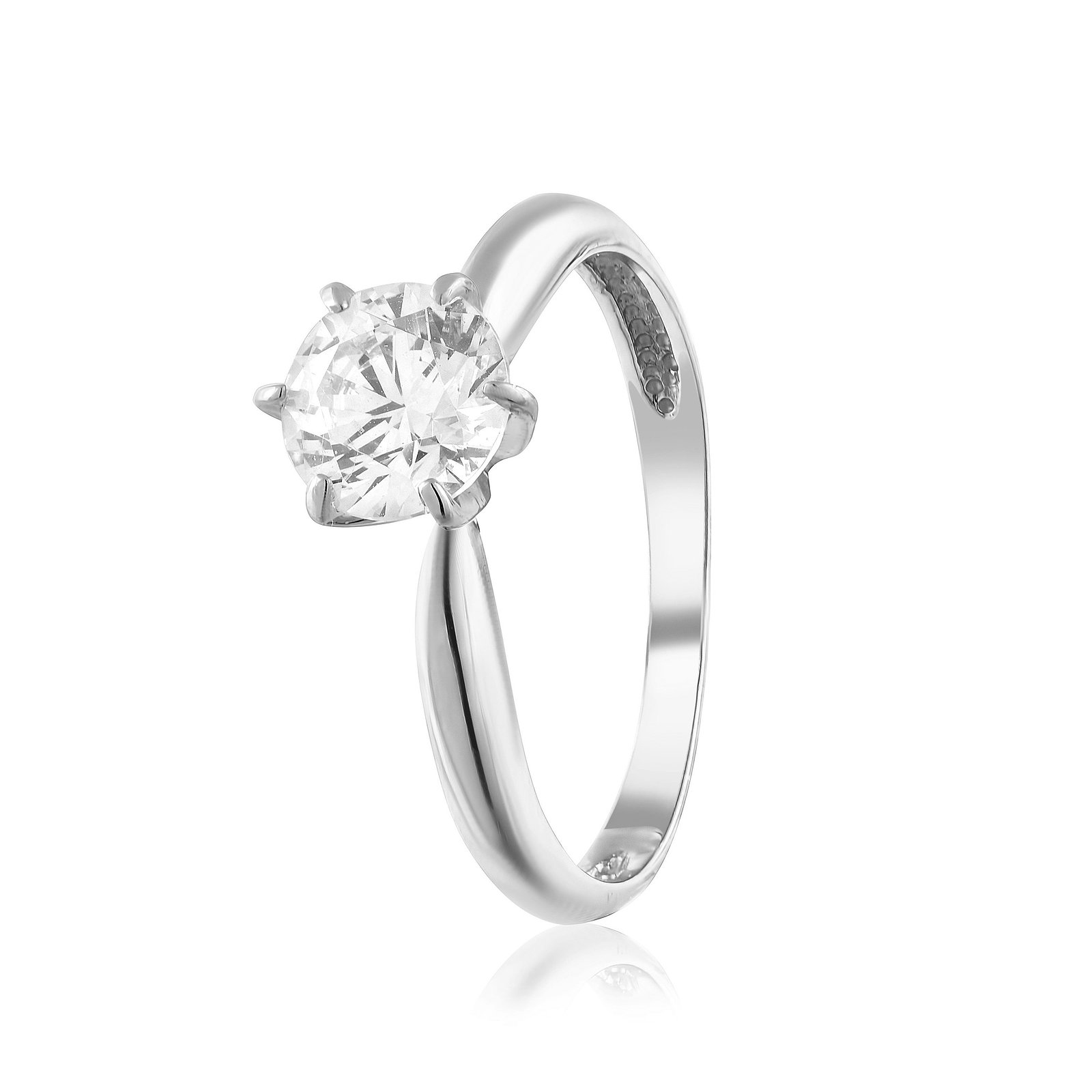 

Кольцо из белого золота с Swarovski Zirconia 1483385, размер 16