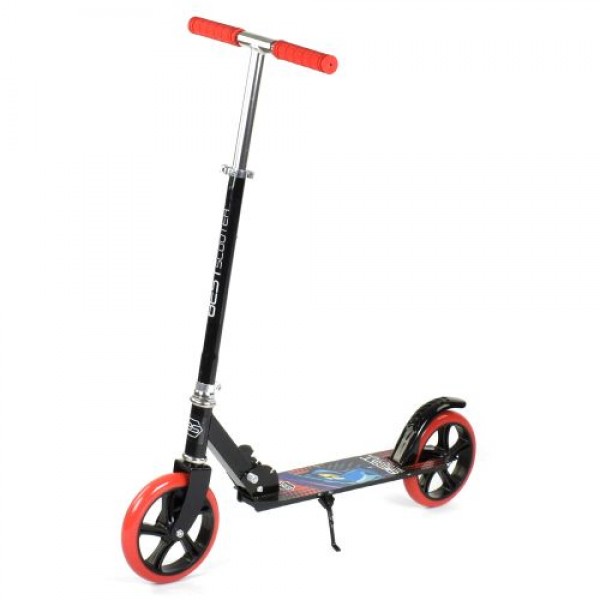 

Самокат двухколесный Best Scooter чёрный (30458)