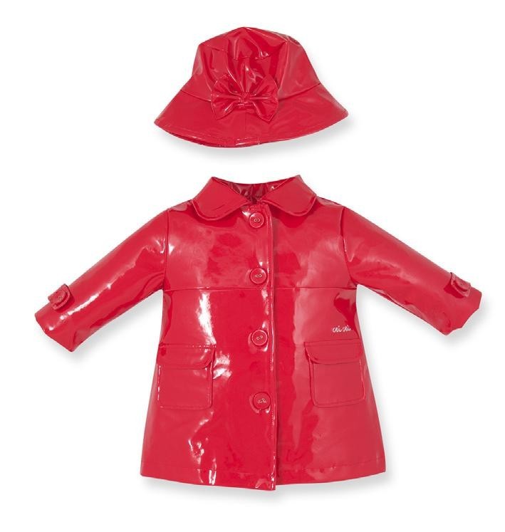

Костюм : Плащ и панама CRI-CRI Kids (2505) Красный M12-80 см