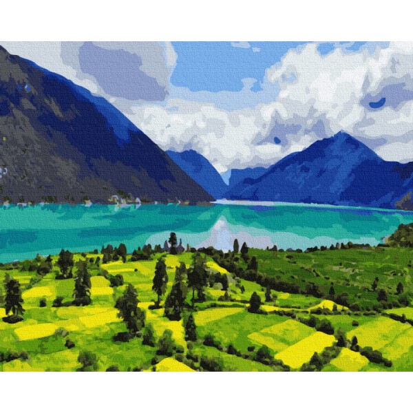 

Картина по номерам. Brushme "Горный пейзаж" GX34383