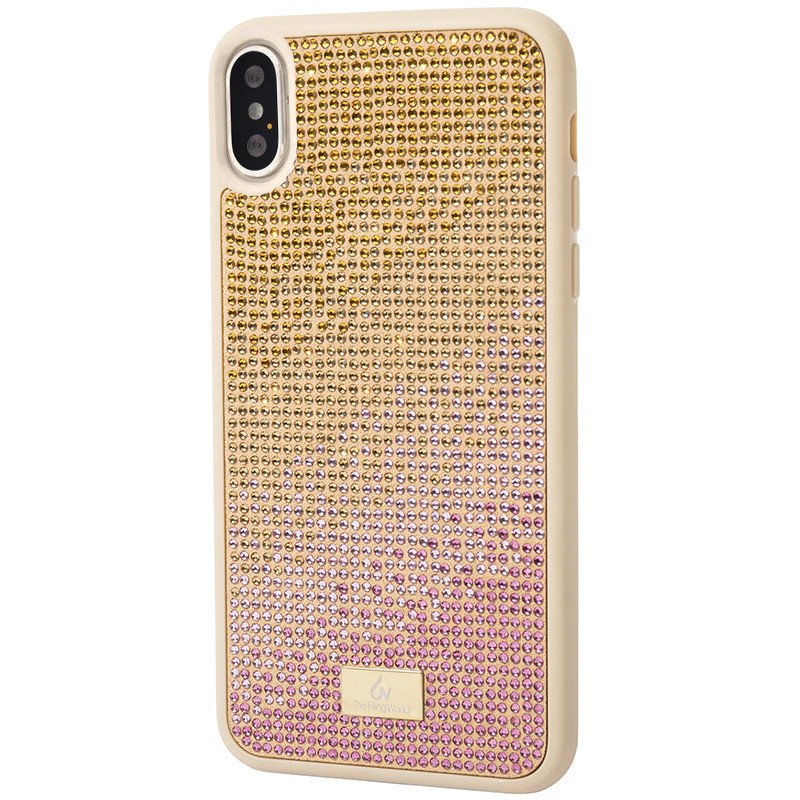 

TPU чехол Bling World Rainbown Design для Apple iPhone X / XS (5.8") Золотой