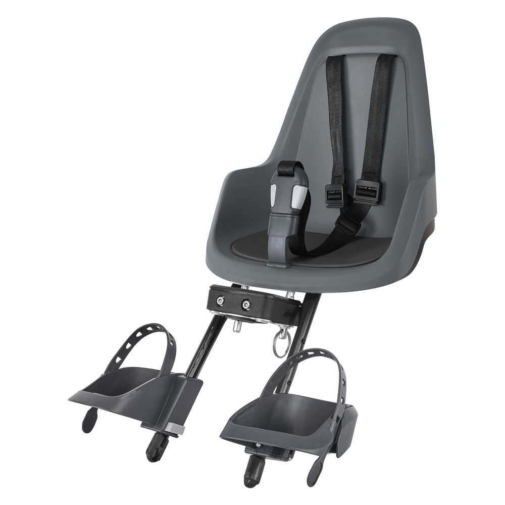 

Детское велокресло Bobike Go Mini, фронтальное, серое (8012500005)