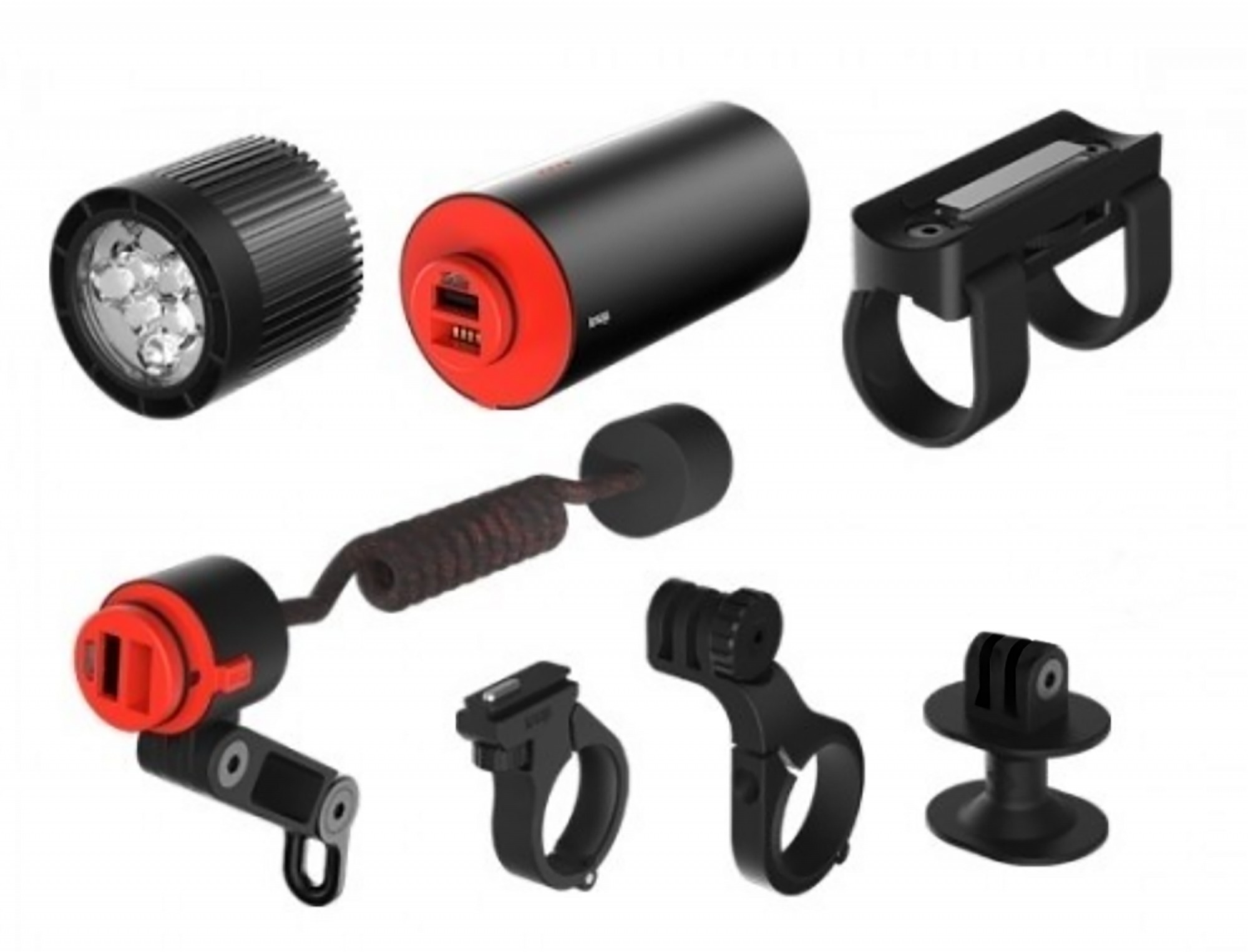

Комплект фара и набор креплений Knog PWR Mountain Kit 2000 Lumens (12208)