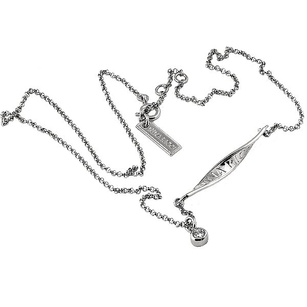 

Колье из серебра с куб. цирконием 076729