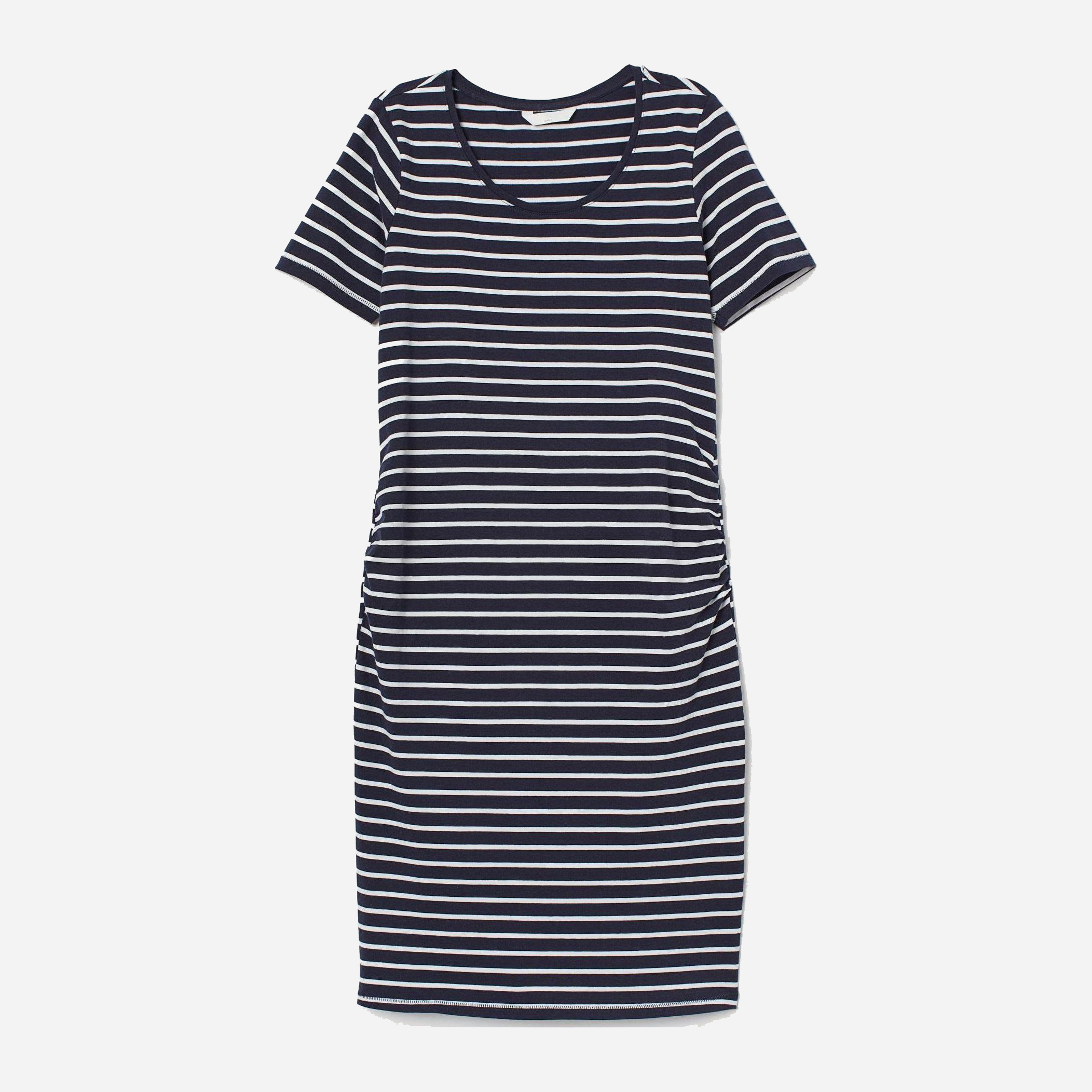 

Платье для беременных H&M 8577251-ABFX M Темно-синее с белым