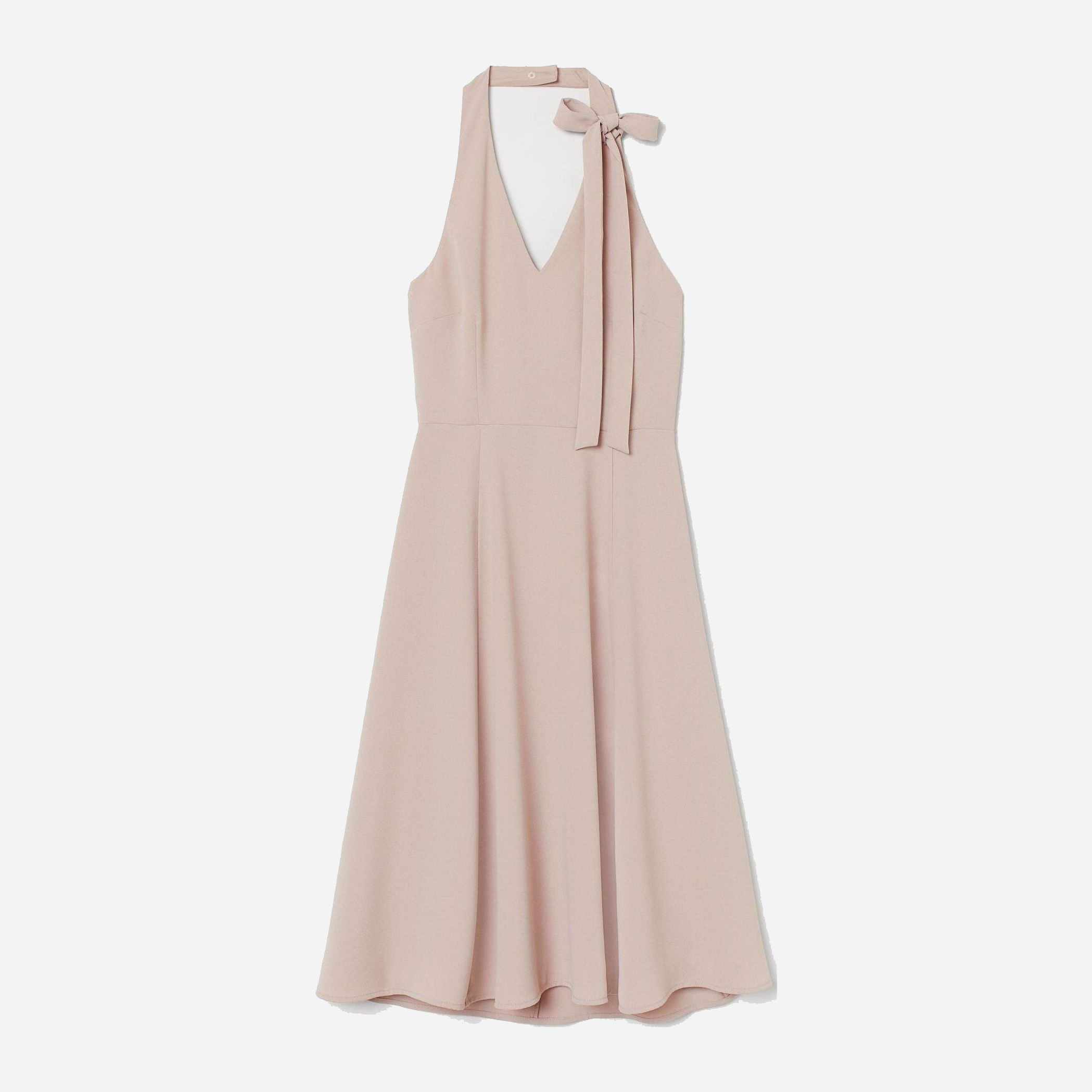 

Платье H&M 7664340-ACUH 38 Бледно-розовое