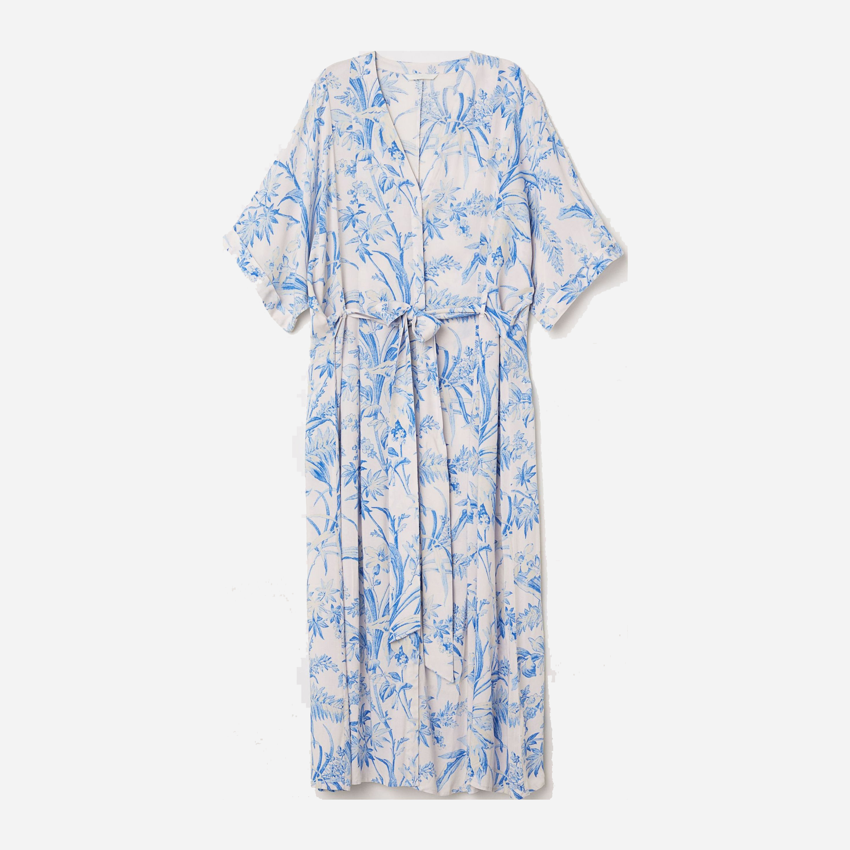 

Платье H&M 6338557-ACSA 50 Белое с синим