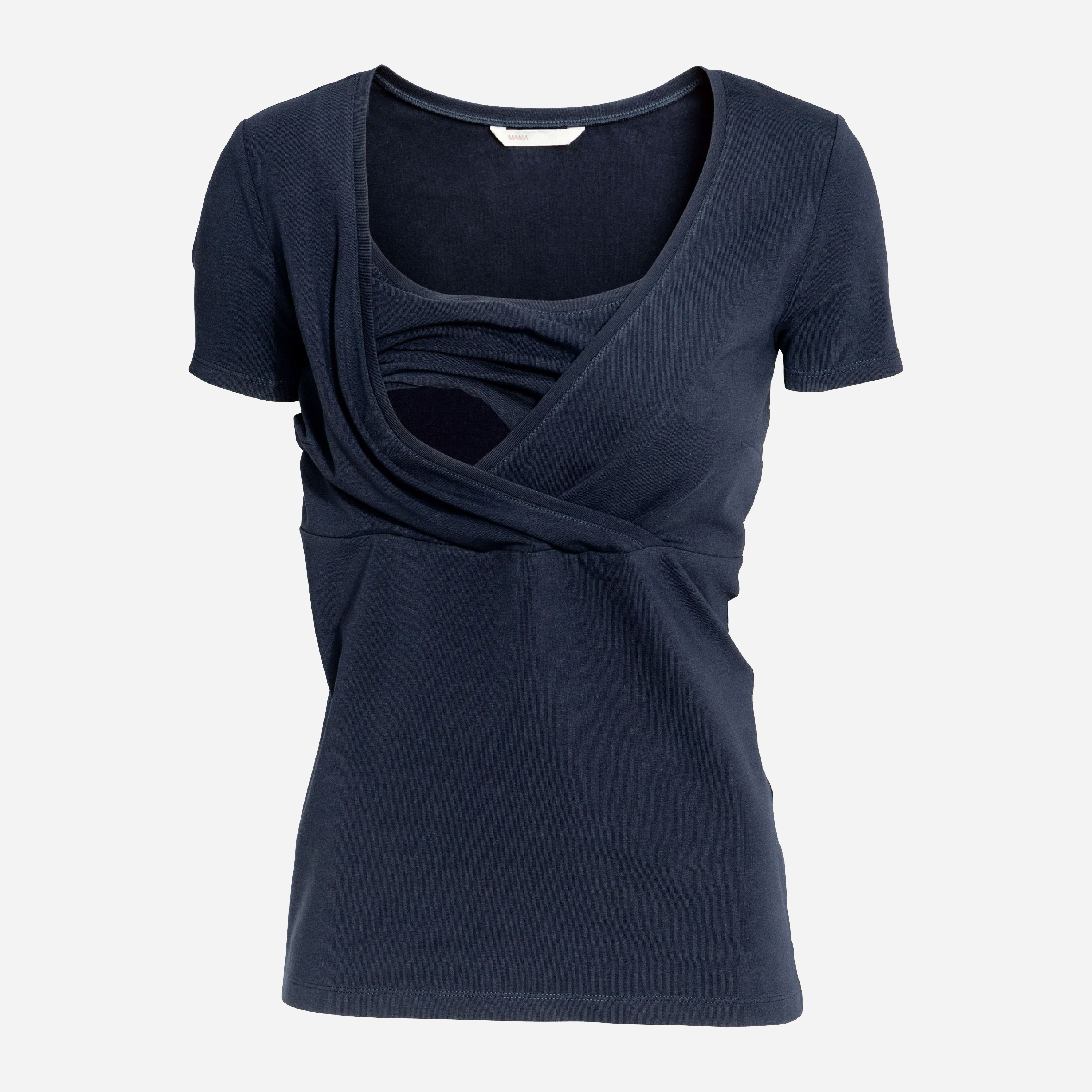

Футболка для беременных H&M 4334148-AAQJ XS Темно-синяя