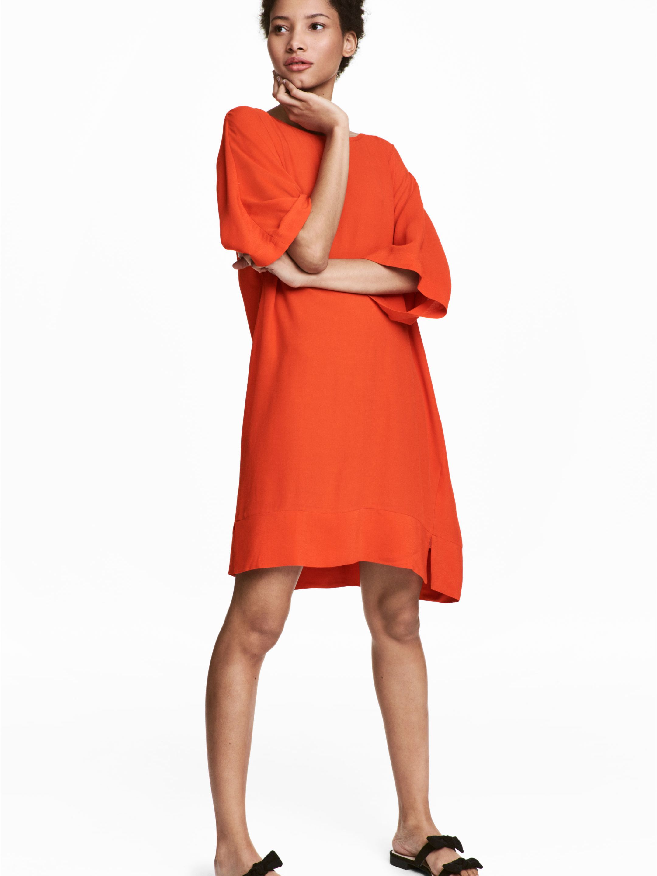 

Платье H&M 5113046-ACVW 34 Оранжевое