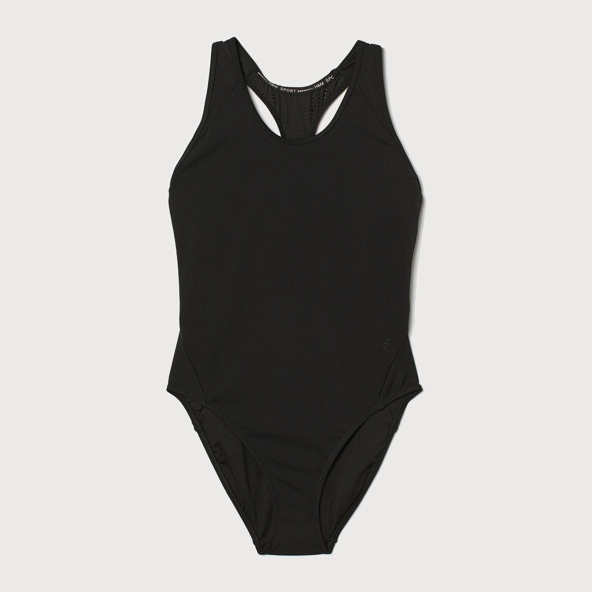 

Купальник слитный женский H&M Sport 0710943-9 XS Черный