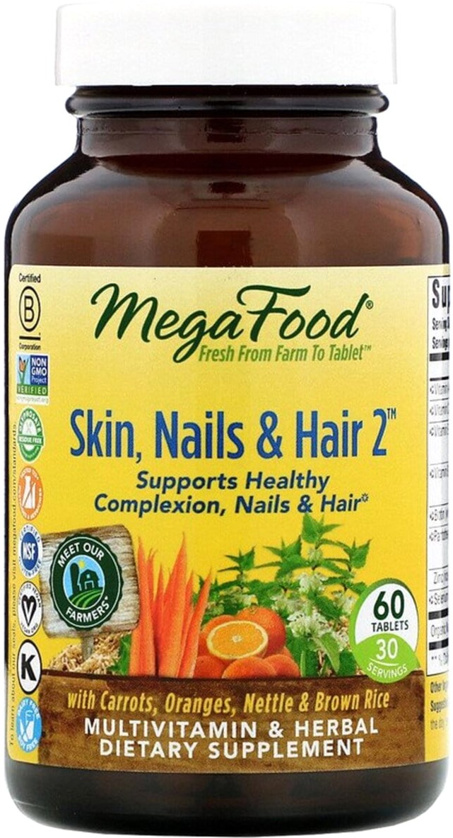 

Комплекс для Кожи, Ногтей и Волос 2, Skin, Nails & Hair 2, Mega Food 60 таблеток (51494102800)