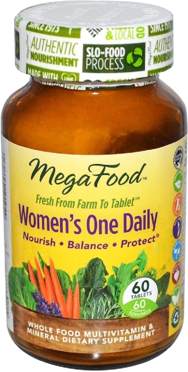 

Мультивитамины для женщин Women’s One Daily Mega Food 60 таблеток (51494101049)