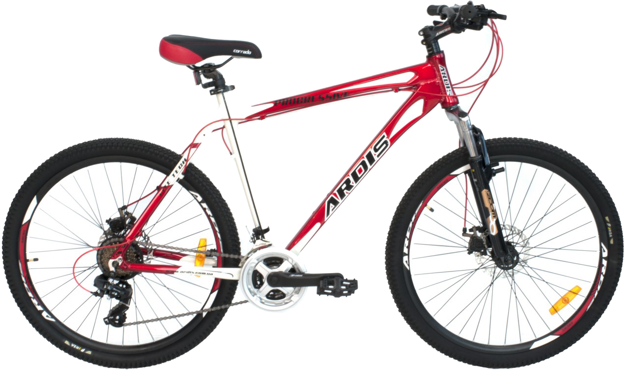 

Велосипед Ardis Progressive Eco 26" 21" 2021 Бело-красный (01172/21)
