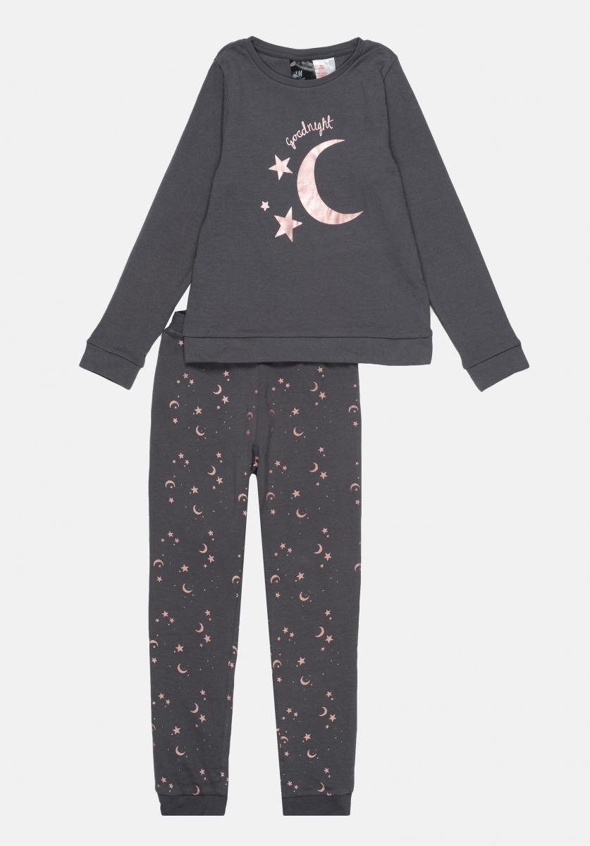 

Пижама H&M 0703790 134-140 СМ Серый 64883