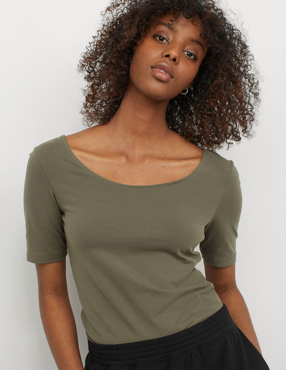 

Футболка H&M Ж1065263 цвет зеленый S