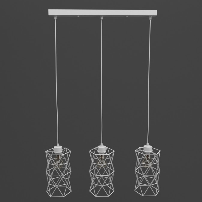 

Люстра Tower 3L white ТМ MebelLoft 3xE27 в стиле Лофт белый мат