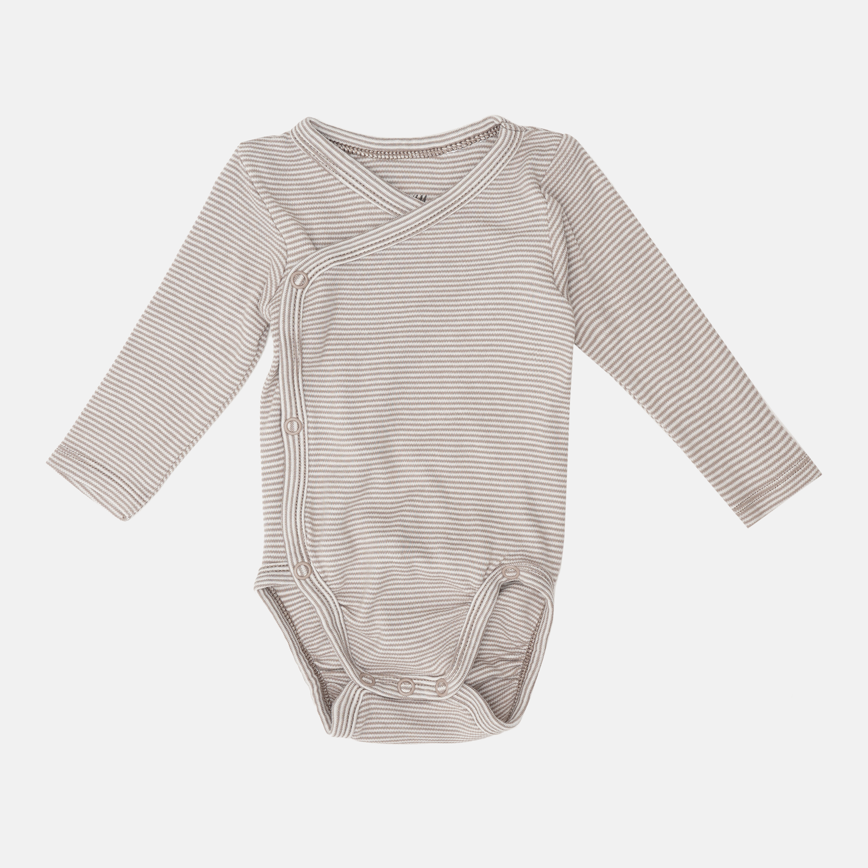 

Боди H&M 2605-90587922 56 см Бело-серый/Полоска