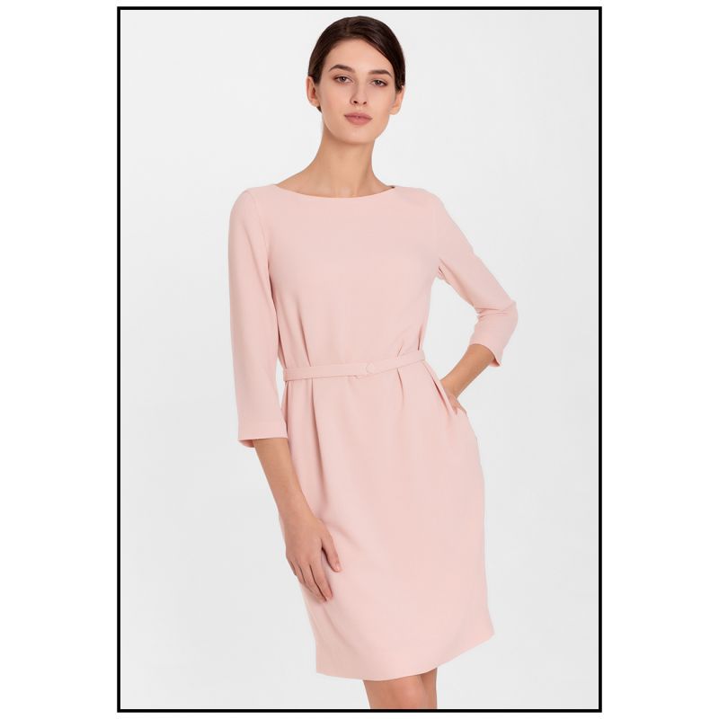 

Деловое платье Nai Lu-na by Anastasia Ivanova NL3733-1  Пудра, Деловое платье Nai Lu-na by Anastasia Ivanova NL3733-1 XS Пудра