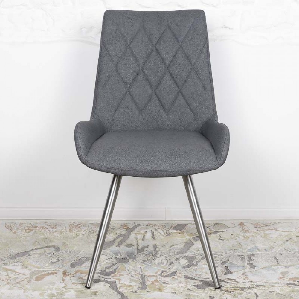 

Стул Nicolas Arizona (Аризона) экокожа серый 505х540х940