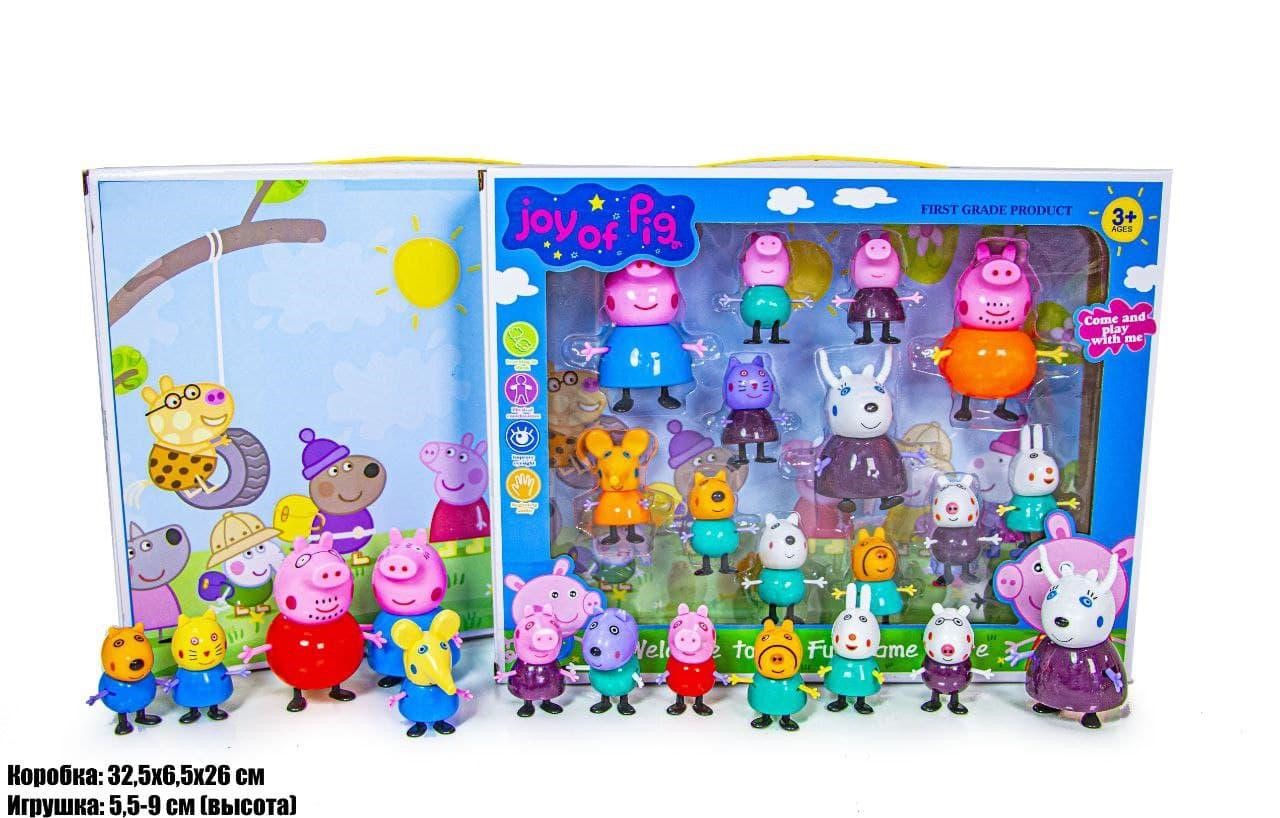 

Набор фигурок Свинка Пеппа 12в1 JT-1740256905
