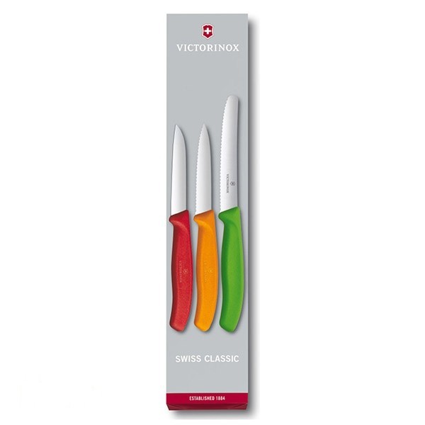 

Кухонный набор Victorinox Swiss Classic Paring Set, 3 ножа разноцветных