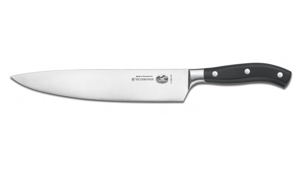 

Нож кухонный поварской кованный Victorinox 25см.