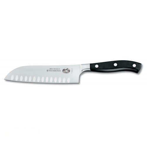 

Кухонный кованый профессиональный нож Victorinox Santoku, 17 см, в подарочной упаковке