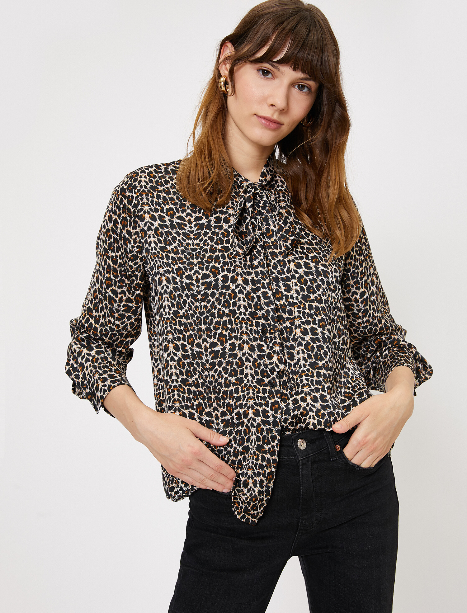 

Блузка Koton 0KAK63690EW-11D 36 Black Design