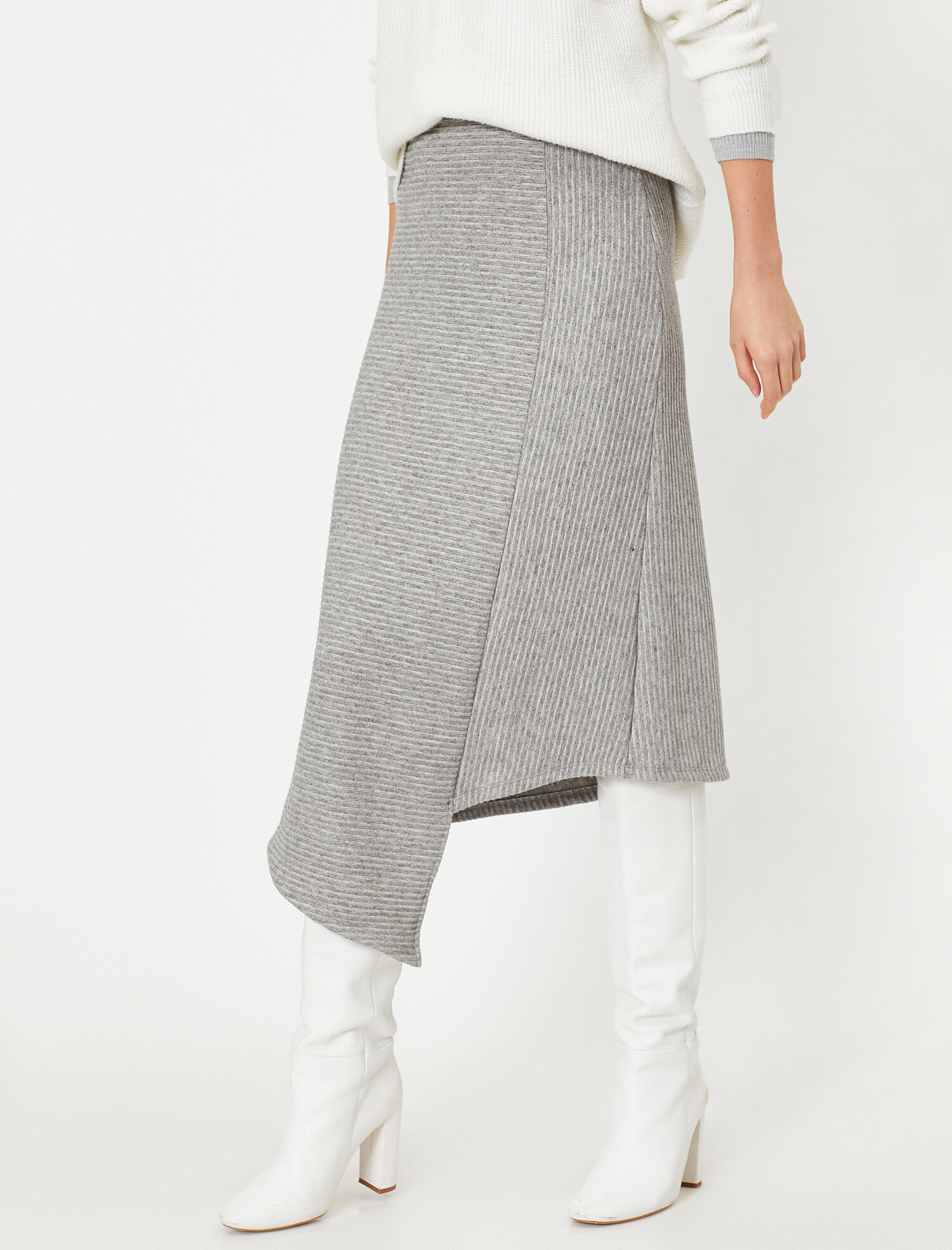 

Юбка Koton 0KAK73546EK-027 S Grey