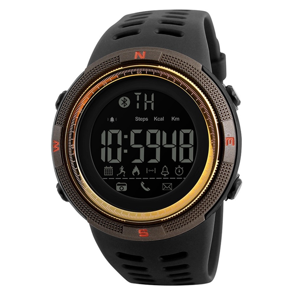 

Мужские часы Skmei Clever 1250 Brown/Gold