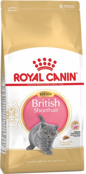 

Сухой корм для котят породы британская короткошерстная Royal Canin British Shorthair Kitten 2 кг (3182550816533)