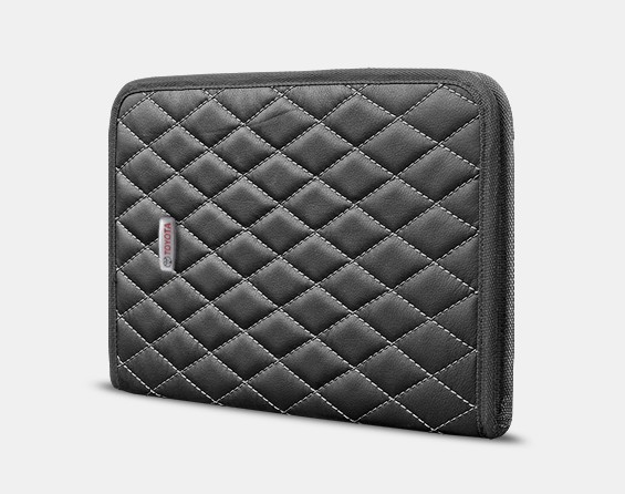 

Органайзер для документов А4 Toyota от Carbag Серый с cерой строчкой и cерой окантовкой