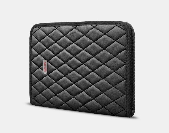 

Органайзер для документов А4 KIA от Carbag Серый с черной строчкой и черной окантовкой