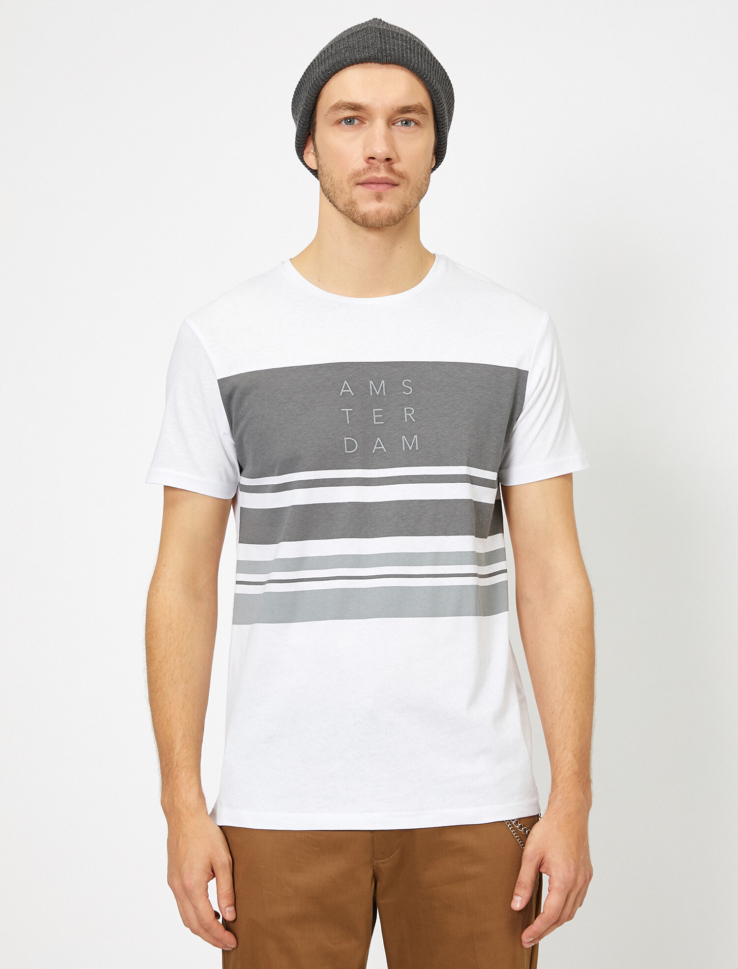 

Футболка Koton 0YAM14820OK S White